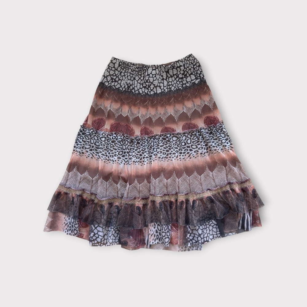 Whimsical Lapis Elegant Multitone Patchwork Patte… - image 2